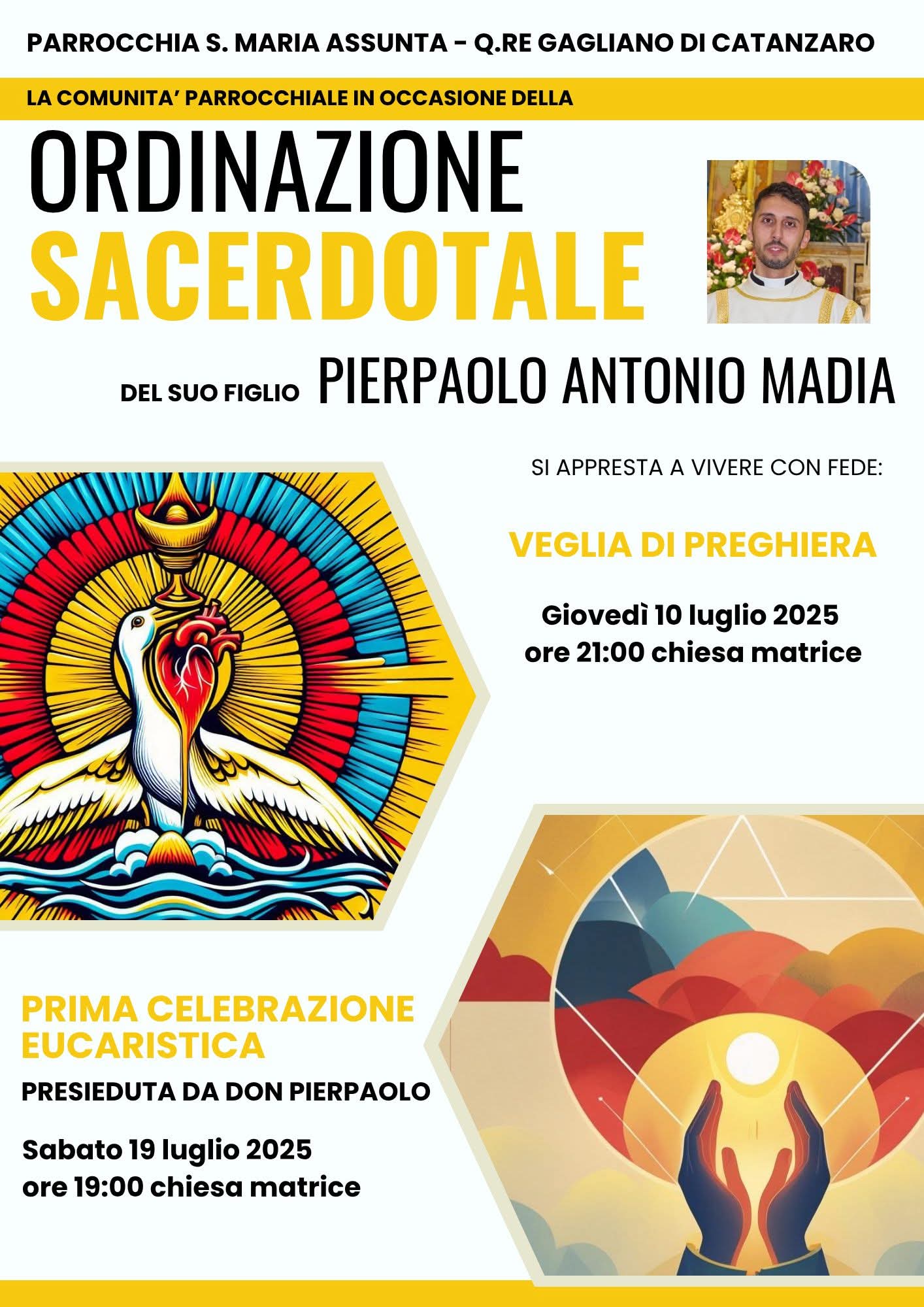 Si avvicina l’ordinazione di don Pierpaolo